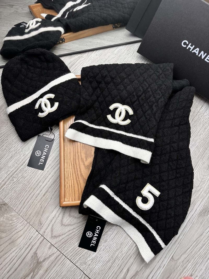 Chanel Caps Scarfs